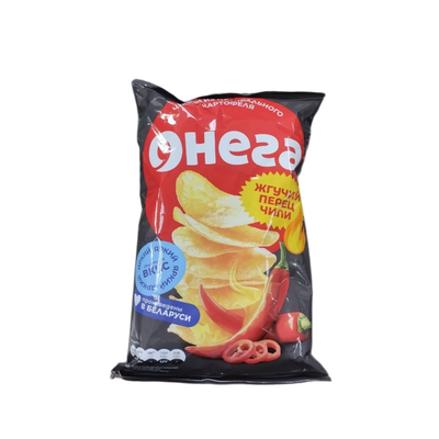 Чипсы «Онега» со вкусом жгучего перца чили