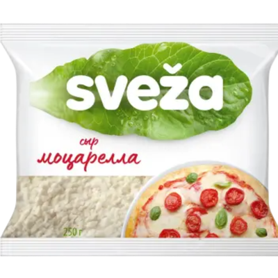 Сыр «Sveza» моцарелла тертый