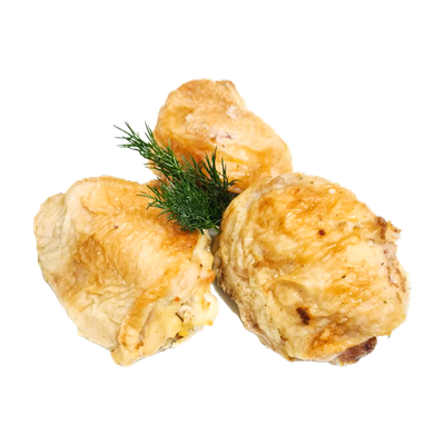 Бедро птицы жареное