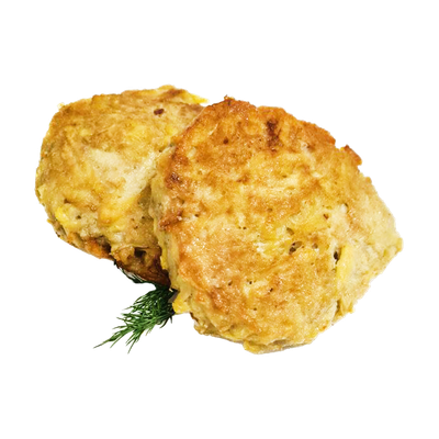 Оладьи картофельные с мясом