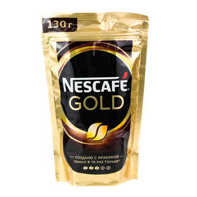Кофе «Nescafe» Gold растворимый с добавлением молотого