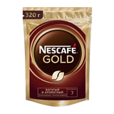 Кофе «Nescafe» Gold растворимый с добавлением молотого