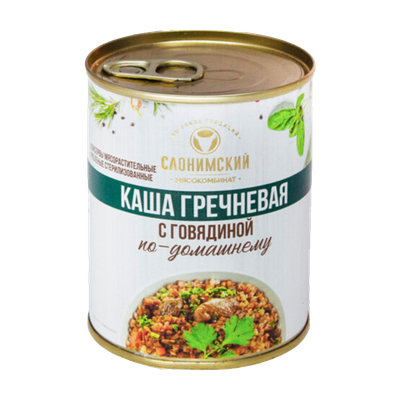 Каша гречневая с говядиной «По-домашнему»