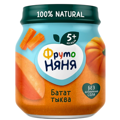 Пюре «Фрутоняня» батат тыква