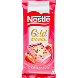 Шоколад белый «Nestle Gold Selection» клубника