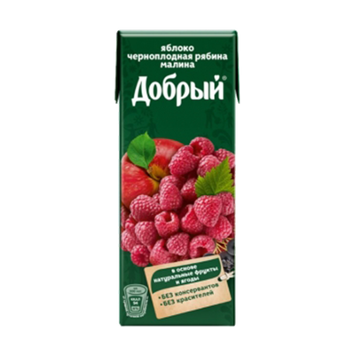 Нектар «Добрый» яблоко-черноплодной рябина-малина