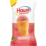 Мороженое «Наше мороженое» клубника
