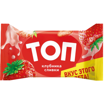 Десерт  замороженный «ТОП» клубника-сливки 