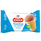 Мороженое «Юкки» пломбир на сливках шоколадный