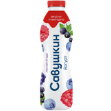 Йогурт легкий «Савушкин» 1% лесная ягода