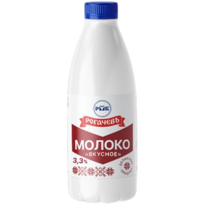 Молоко «Вкусное» 3,3% пастеризованное