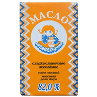 Масло «Рогачевъ» 82% сладкосливочное несоленое в/с - Мир Продуктов №3