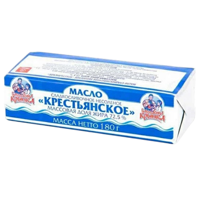 Масло «Крестьянское» 72,5%