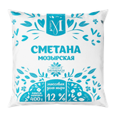 Сметана «Мозырская» 12%