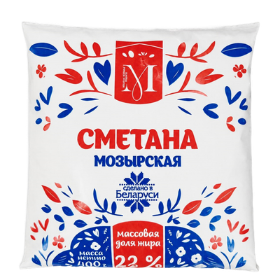 Сметана «Радуга вкуса» 22%