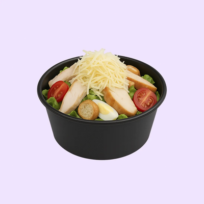 Салат Цезарь с курицей