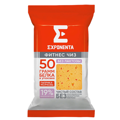 Сыр «Exponenta» Fitness Cheese паприка-морковь