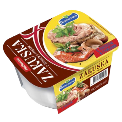 Продукт плавленый «Buonissimo» 50% с лососем и грибами