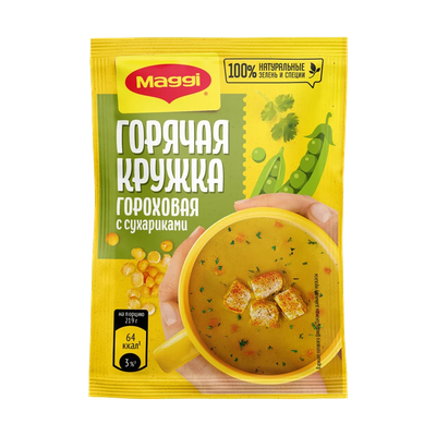 Суп «Maggi» гороховый с сухариками 