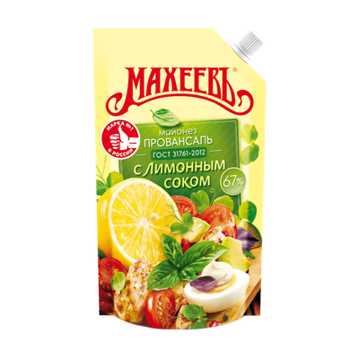 Майонез  «Махеевъ» 67% с лимонным соком