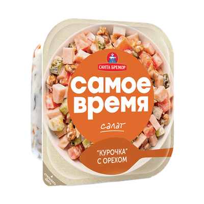 Салат «Самое время» курочка с орехом