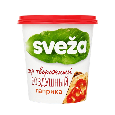 Сыр творожный «Sveza» воздушный паприка