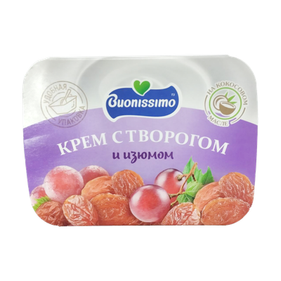 Крем с творогом «Buonissimo» изюм