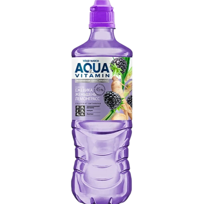Напиток «Aqua vitamin» ежевика женьшень лемонграсс