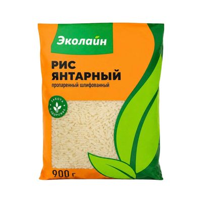 Рис шлифованный «Янтарный» пропаренный