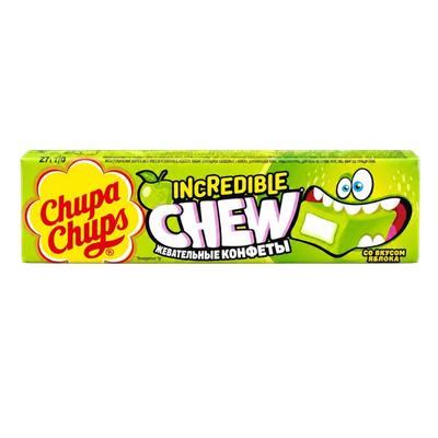Жевательные конфеты Chupa Chups Incredible Chew яблоко
