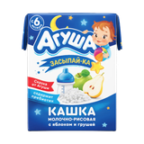 Каша молочно-рисовая «Агуша» яблоко-груша