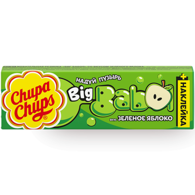 Жевательная резинка Chupa Chup зеленое яблоко