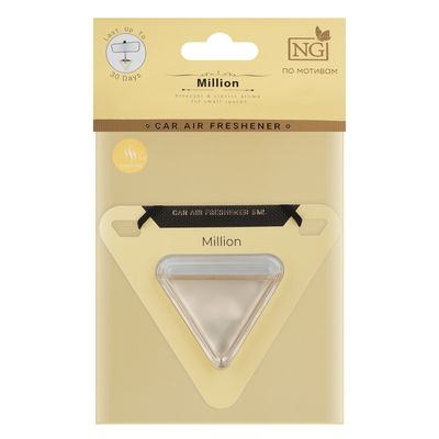 Ароматизатор подвесной тм NEW GALAXY, CRYSTAL 5 мл, Million 
