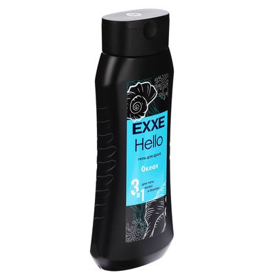 Гель для душа мужской EXXE Hello 3в1 Океан, 400мл 
