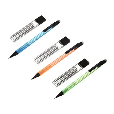Карандаш механический +12 грифелей ClipStudio,3 цвета корпуса 