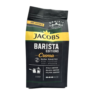 Кофе «Jacobs» Barista Edition Crema натуральный жареный молотый