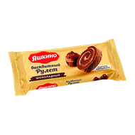Рулет бисквитный «Яшкино» шоколадный - Мир Продуктов №4