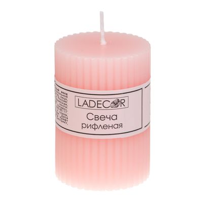 Свеча столбик тм LADECOR  4 цвета