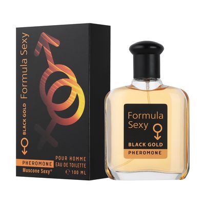 Туалетная вода мужская тм Formula Sexy Black Gold с феромонами