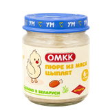 Консервы ОМКК пюре из мяса цыплят с 6+ месяцев