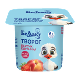 Творог Беллакт Персик-клубника