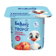 Творог Беллакт Персик-клубника - Мир Продуктов №3