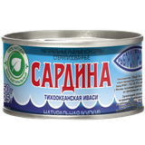 Консервы рыбные Сардина натуральная (куски)
