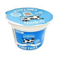 Сметана «Молочные горки» 15% - Мир Продуктов №3