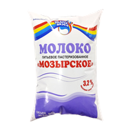 Молоко питьевое «Мозырское» 3,2% - Мир Продуктов №3