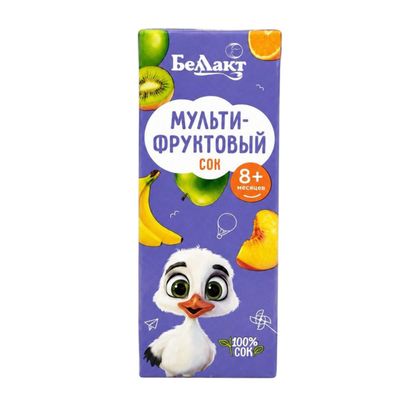 Сок «Беллакт» мультифрукт с 8 месяцев