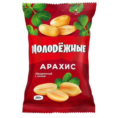 Арахис Молодежные обжаренный с солью