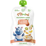 Пюре Mimimi молочная каша 5 злаков+фруткы