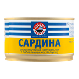 Консервы Толстый боцман Сардина атлантическая куски 