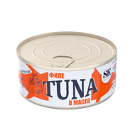 Консервы Tuna филе тихоокеанского тунца Скипджек куски в масле - Мир Продуктов №3